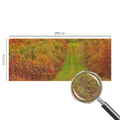Vlies fotobehang op maat met een herfstkleurig ontwerp