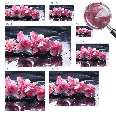 Behang met print Bloemige elegantie