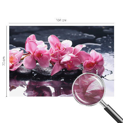 Behang met print Bloemige elegantie