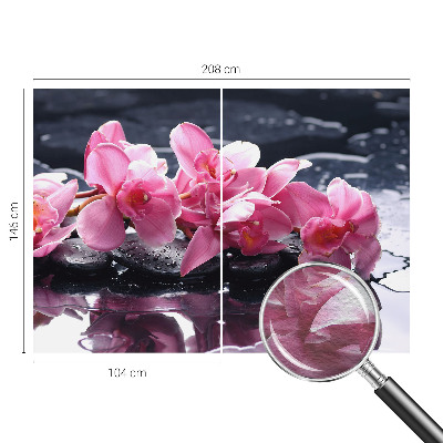 Behang met print Bloemige elegantie