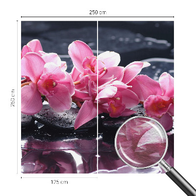 Behang met print Bloemige elegantie