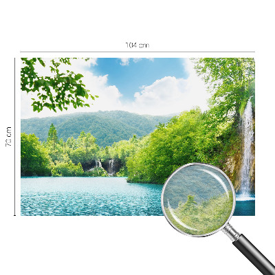 Fotobehang naadloos Natuurlijke waterval