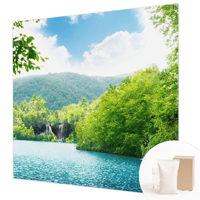 Fotobehang naadloos Natuurlijke waterval