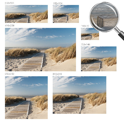Fotobehang woonkamer Zeepad