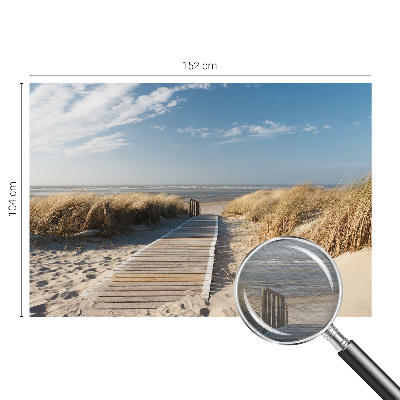 Fotobehang woonkamer Zeepad