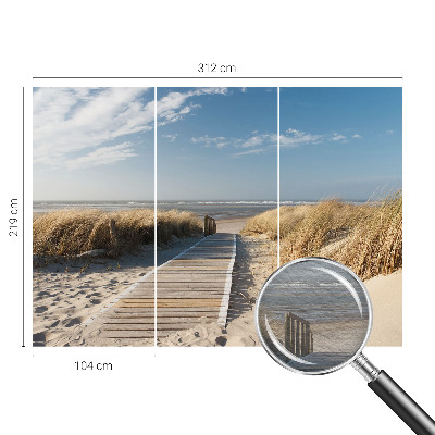 Fotobehang woonkamer Zeepad