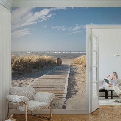 Fotobehang woonkamer Zeepad