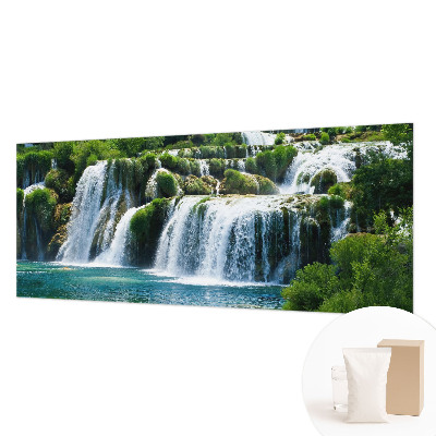 Fotobehang voor slaapkamer met een ontwerp dat natuurlijke harmonie uitstraalt