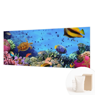 Fotobehang voor de woonkamer met motief van een koraalrif