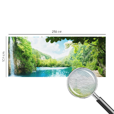Fotobehang slaapkamer in een natuurlijke oase