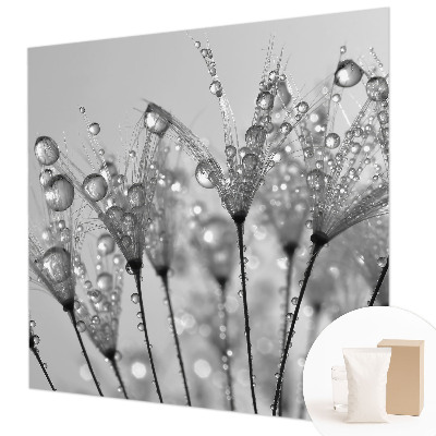 Vliesbehang fotobehang woonkamer met het motief 'Natte delicatesse' voor in de woonkamer
