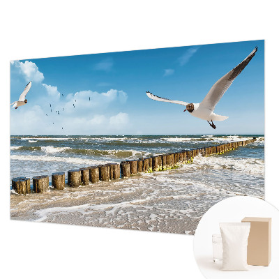 Hoogwaardig fotobehang met een kustlandschap als motief