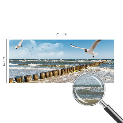 Hoogwaardig fotobehang met een kustlandschap als motief