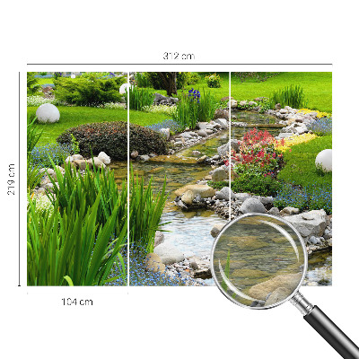 Kwalitatief fotobehang Idyllische tuin