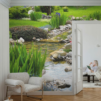 Kwalitatief fotobehang Idyllische tuin