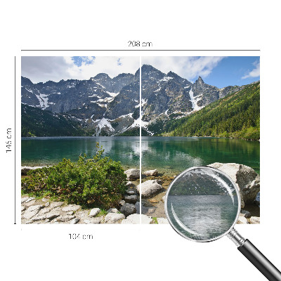 Sfeervol fotobehang Bergmeer