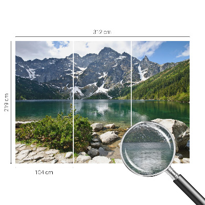 Sfeervol fotobehang Bergmeer