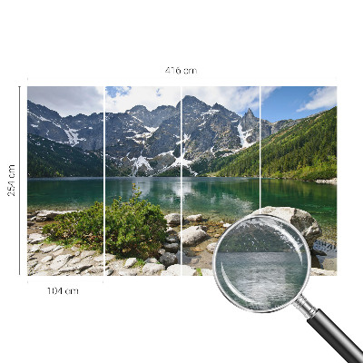 Sfeervol fotobehang Bergmeer