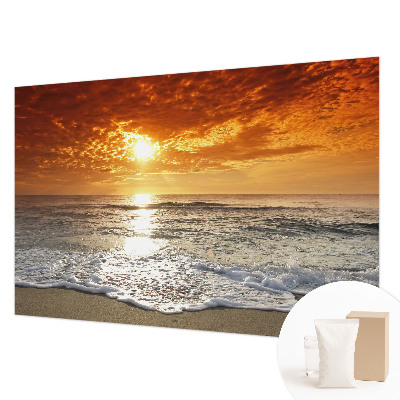 Groot fotobehang met motief van oceaangolven