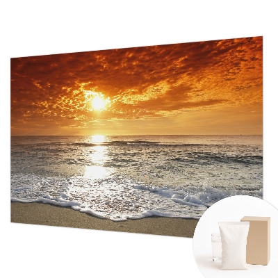 Groot fotobehang met motief van oceaangolven