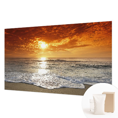 Groot fotobehang met motief van oceaangolven