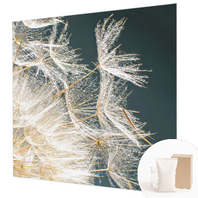 Uniek fotobehang met het motief 'Paardenbloem van lichtheid'