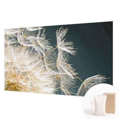 Uniek fotobehang met het motief 'Paardenbloem van lichtheid'