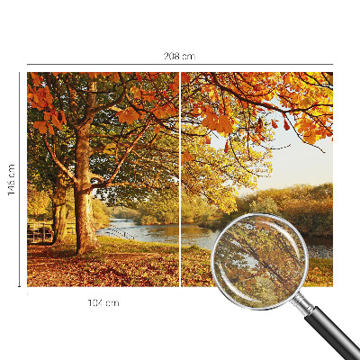 Vlies fotobehang Herfst aan de kust