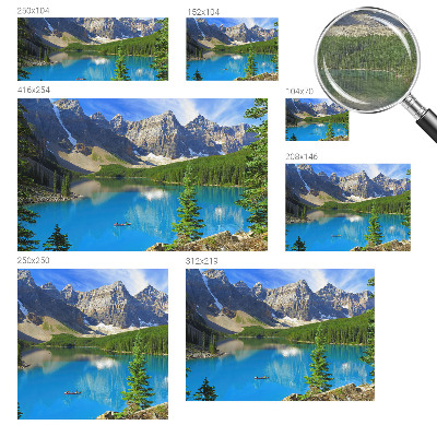 Fotobehang vliesbehang Bergmeer