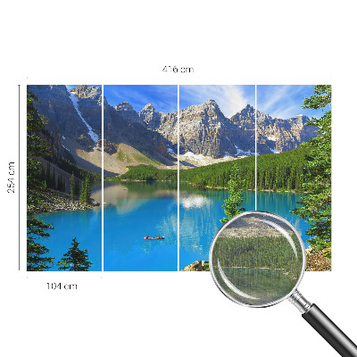 Fotobehang vliesbehang Bergmeer