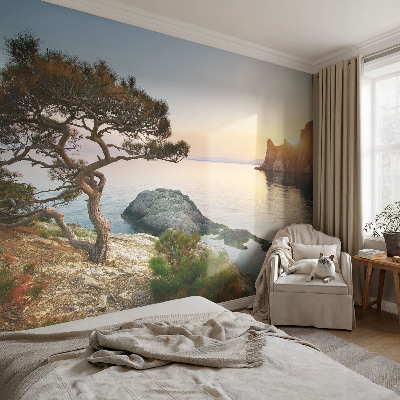 Fotobehang vlies met een vredig natuurscène