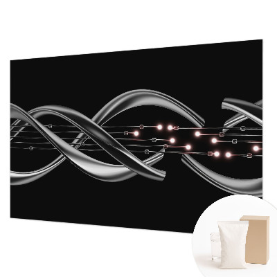 Vliesbehang fotobehang met een gevlochten patroon