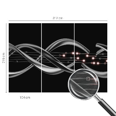 Vliesbehang fotobehang Gevlochten patroon