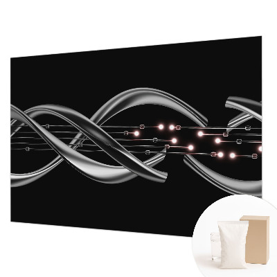 Vliesbehang fotobehang met een gevlochten patroon