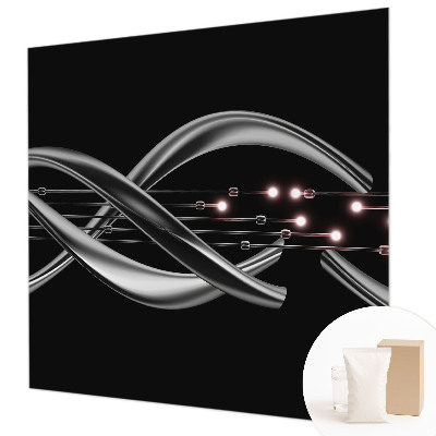Vliesbehang fotobehang met een gevlochten patroon