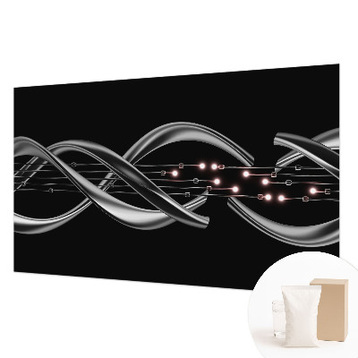 Vliesbehang fotobehang met een gevlochten patroon