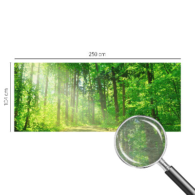 Vlies fotobehang op maat Bospad