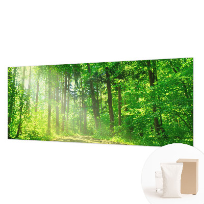 Vlies fotobehang op maat Bospad