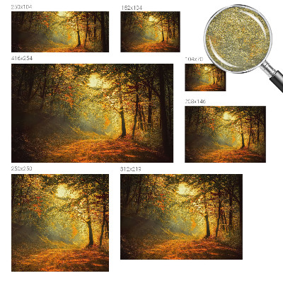 Behang met print Herfstlandschap