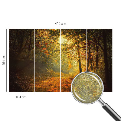 Behang met print Herfstlandschap