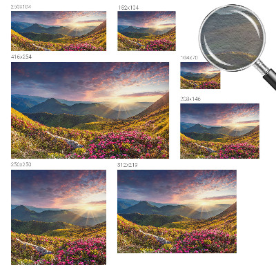 Fotobehang Bergpanorama
