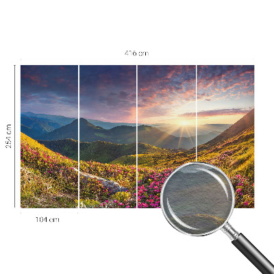Fotobehang Bergpanorama