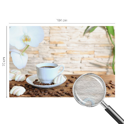 Foto behang op maat Bloemige ontspanning