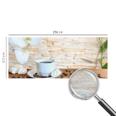 Foto behang op maat Bloemige ontspanning