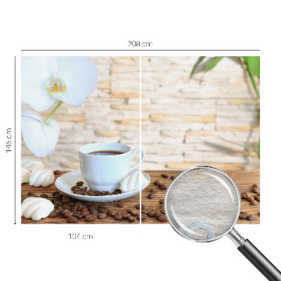 Foto behang op maat Bloemige ontspanning