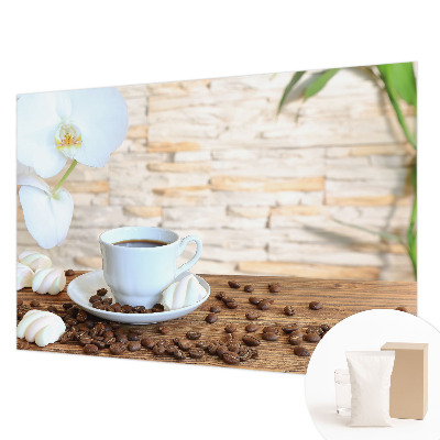 Foto behang op maat Bloemige ontspanning