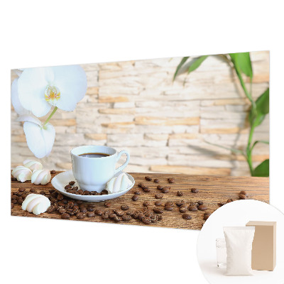 Foto behang op maat Bloemige ontspanning