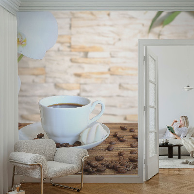 Foto behang op maat Bloemige ontspanning