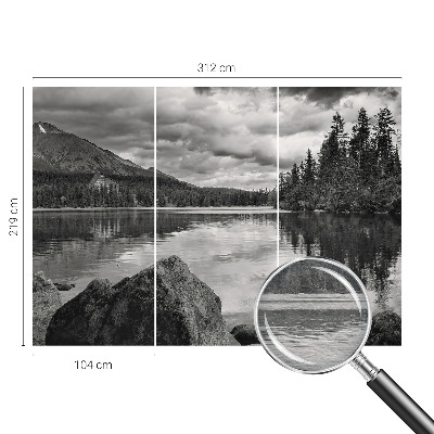 Naadloos fotobehang Bergpanorama