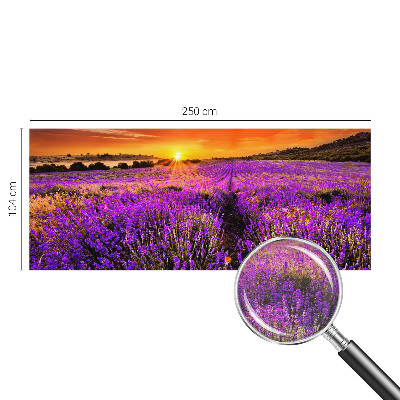 Fotobehang op maat Lavendelzonsondergang